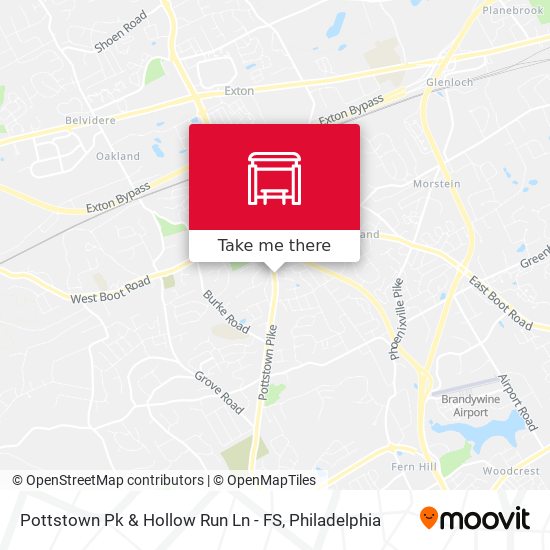 Pottstown Pk & Hollow Run Ln - FS map