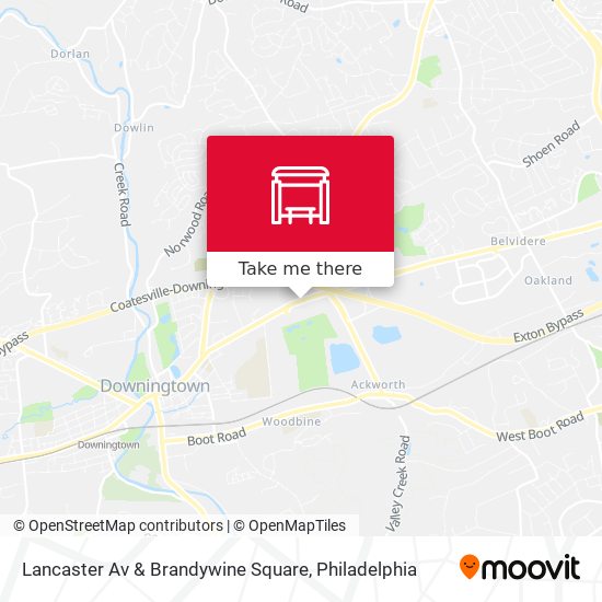 Lancaster Av & Brandywine Square map