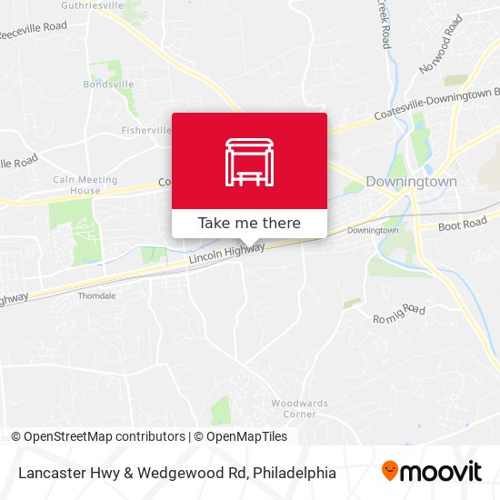 Mapa de Lancaster Hwy & Wedgewood Rd