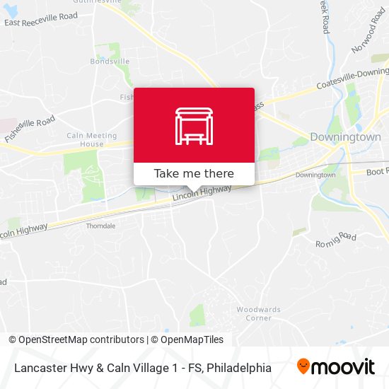 Lancaster Hwy & Caln Village 1 - FS map