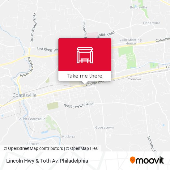Mapa de Lincoln Hwy & Toth Av
