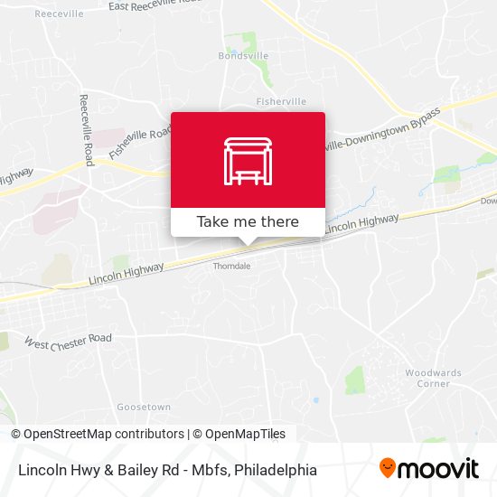 Lincoln Hwy & Bailey Rd - Mbfs map