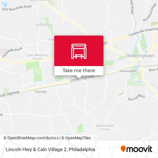Mapa de Lincoln Hwy & Caln Village 2