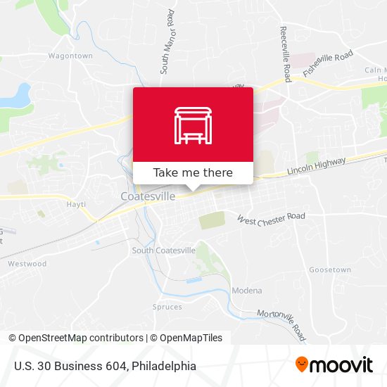 U.S. 30 Business 604 map