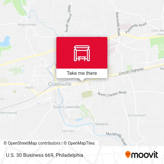 U.S. 30 Business 669 map