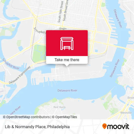 Lib & Normandy Place map