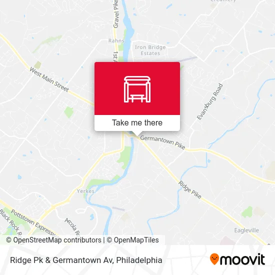 Mapa de Ridge Pk & Germantown Av