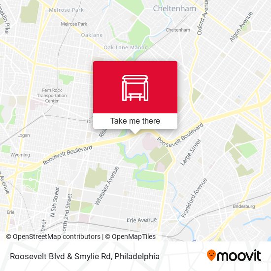 Mapa de Roosevelt Blvd & Smylie Rd