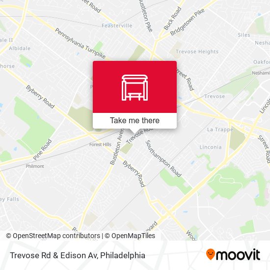 Mapa de Trevose Rd & Edison Av