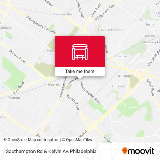 Mapa de Southampton Rd & Kelvin Av