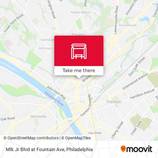 Mlk Jr Blvd at Fountain Ave map