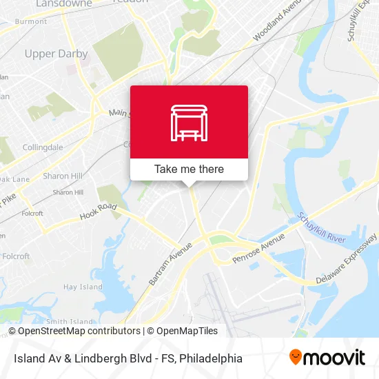 Mapa de Island Av & Lindbergh Blvd - FS