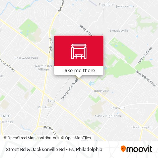 Mapa de Street Rd & Jacksonville Rd - Fs