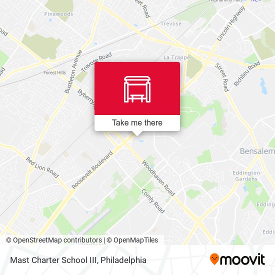 Mapa de Mast Charter School III