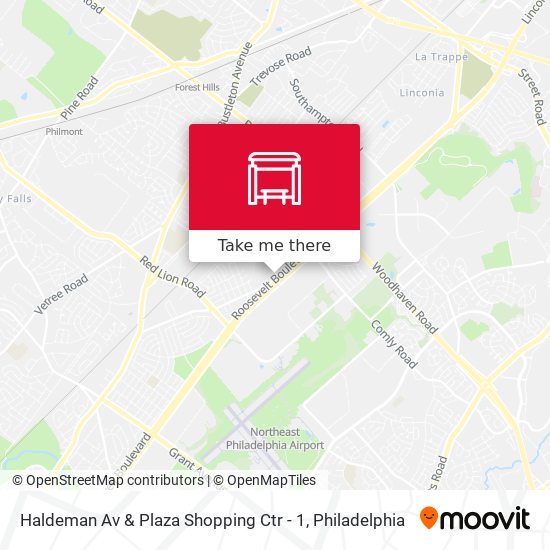 Haldeman Av & Plaza Shopping Ctr - 1 map