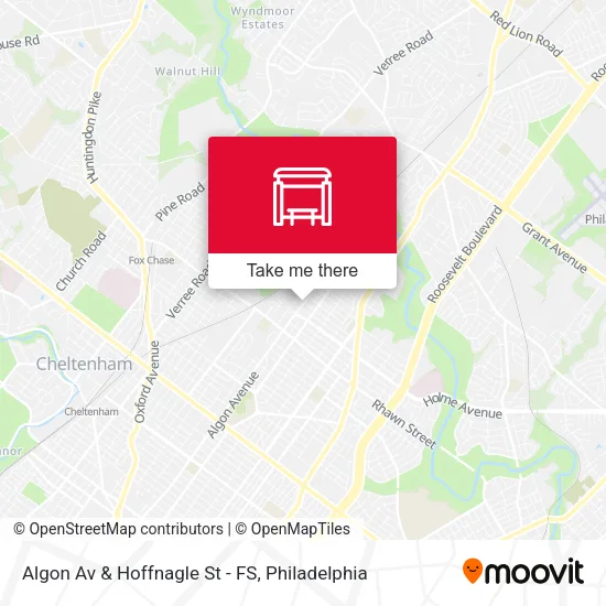 Algon Av & Hoffnagle St - FS map