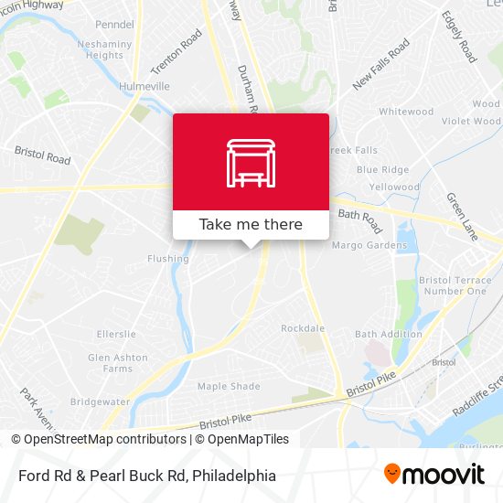 Ford Rd & Pearl Buck Rd map