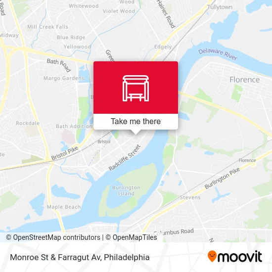 Monroe St & Farragut Av map