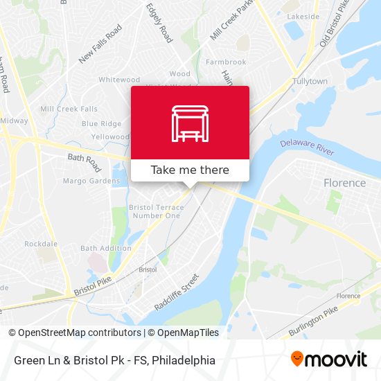 Green Ln & Bristol Pk - FS map