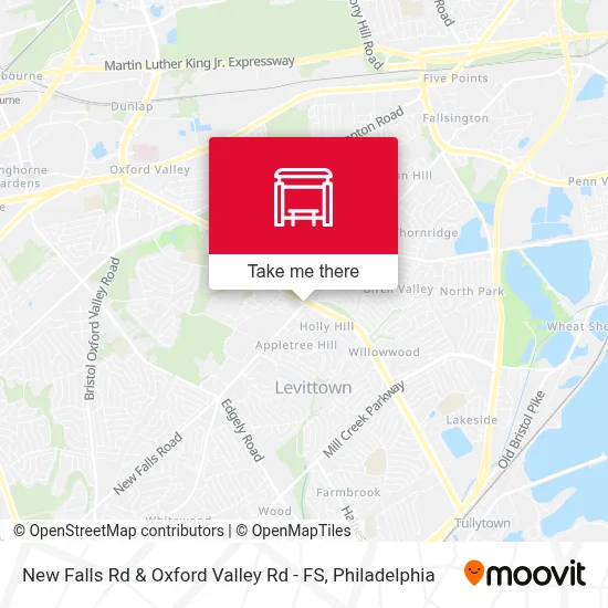 New Falls Rd & Oxford Valley Rd - FS map