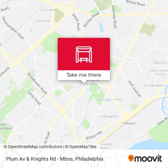 Plum Av & Knights Rd - Mbns map