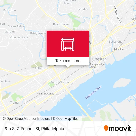 9th St & Pennell St map