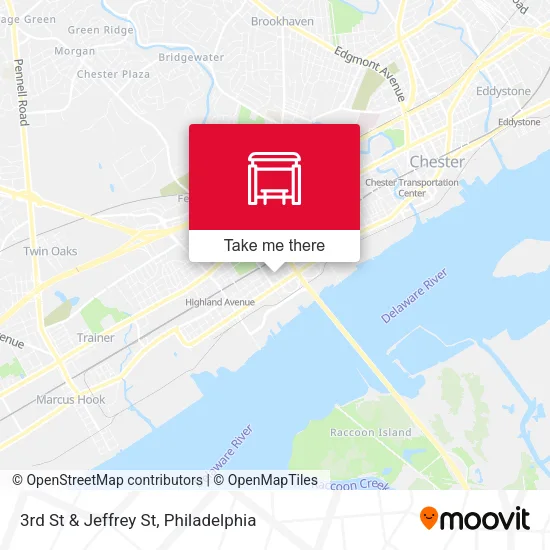 3rd St & Jeffrey St map