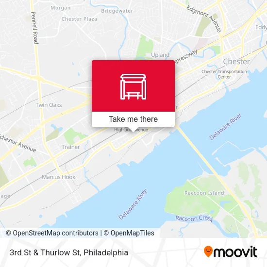 3rd St & Thurlow St map