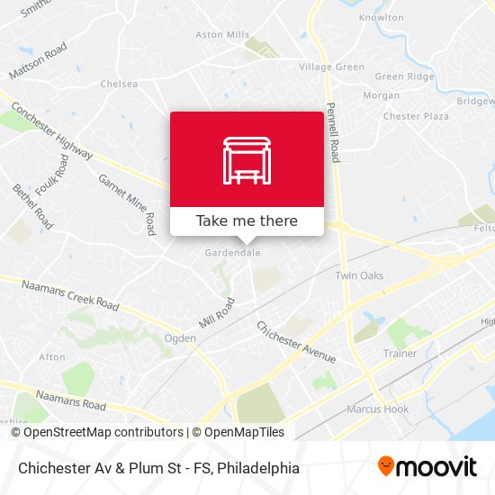 Mapa de Chichester Av & Plum St - FS