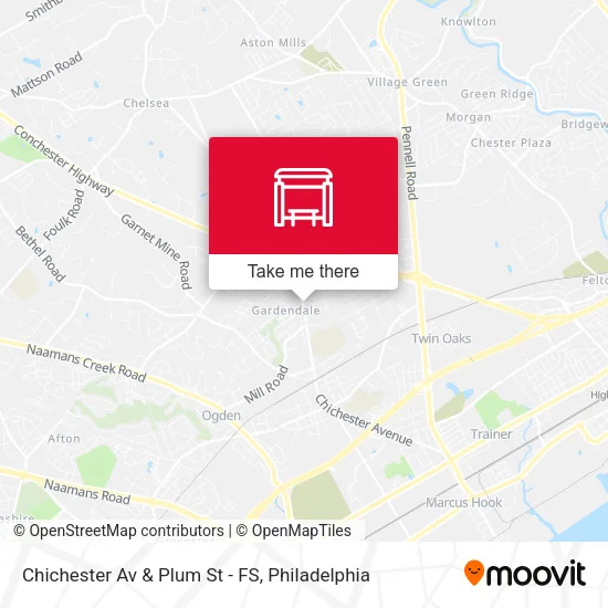 Chichester Av & Plum St - FS map