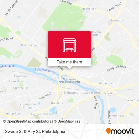 Swede St & Airy St map