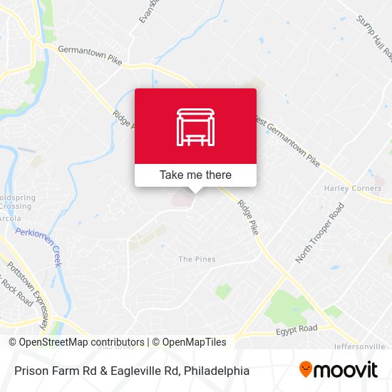 Prison Farm Rd & Eagleville Rd map