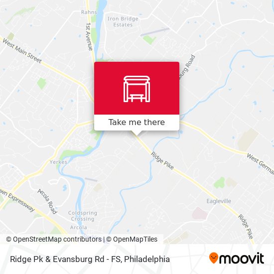 Mapa de Ridge Pk & Evansburg Rd - FS