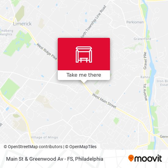 Mapa de Main St & Greenwood Av - FS