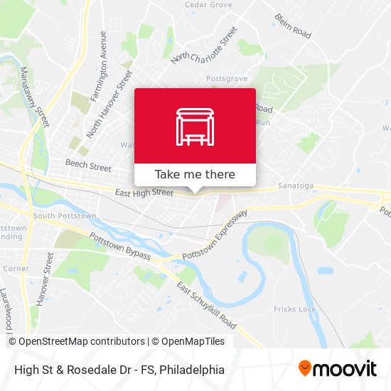 High St & Rosedale Dr - FS map