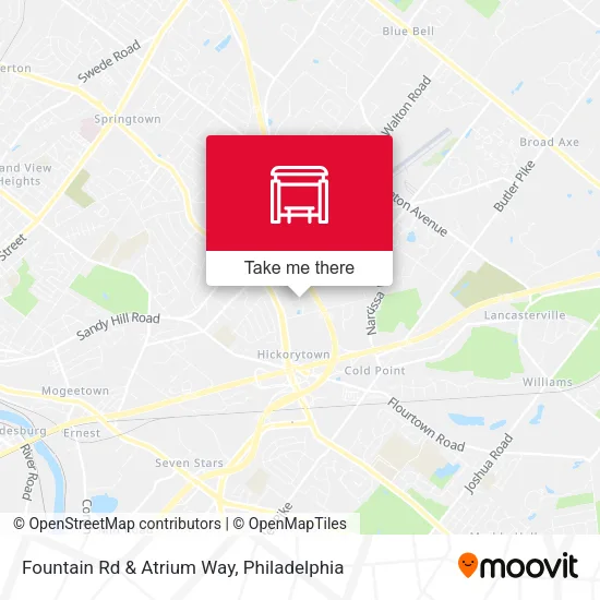 Fountain Rd & Atrium Way map