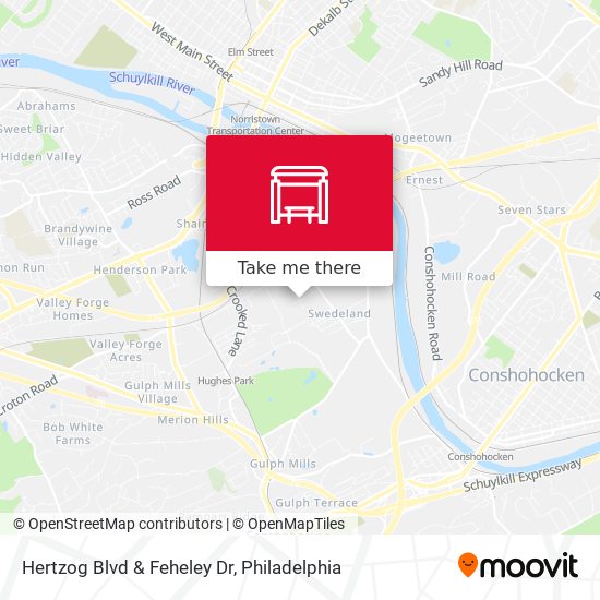 Hertzog Blvd & Feheley Dr map