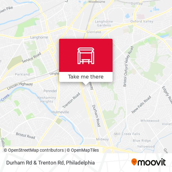 Durham Rd & Trenton Rd map