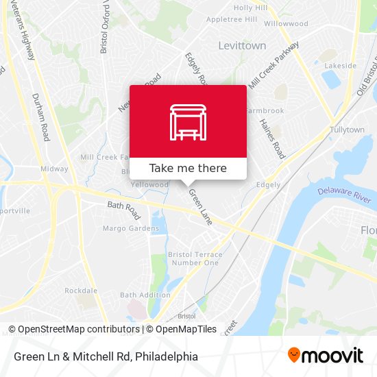 Mapa de Green Ln & Mitchell Rd