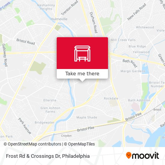 Frost Rd & Crossings Dr map