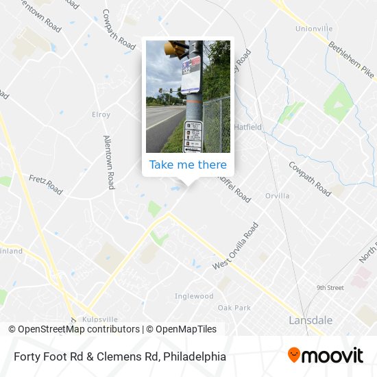 Mapa de Forty Foot Rd & Clemens Rd