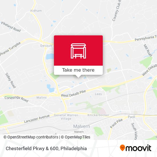 Chesterfield Pkwy & 600 map