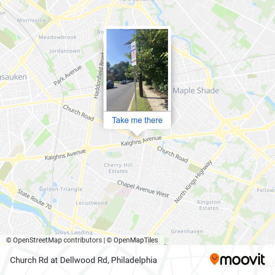 Mapa de Church Rd at Dellwood Rd