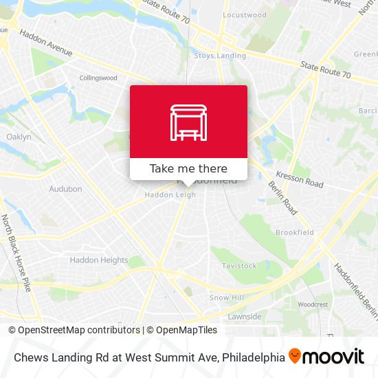 Mapa de Chews Landing Rd at West Summit Ave