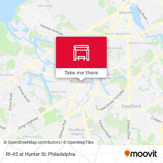 Mapa de Rt-45 at Hunter St