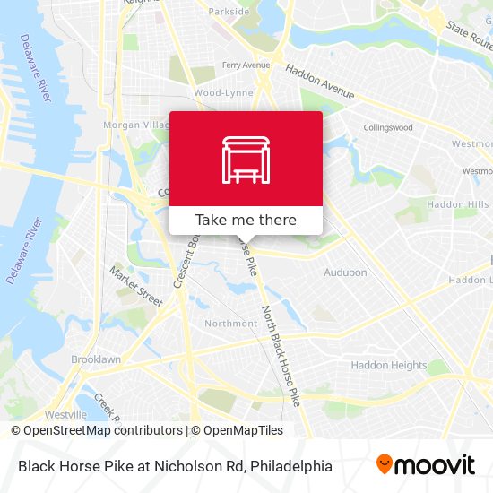 Mapa de Black Horse Pike at Nicholson Rd
