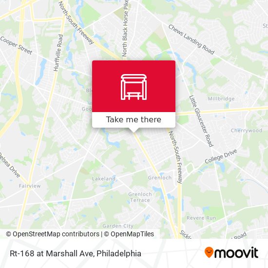 Mapa de Rt-168 at Marshall Ave