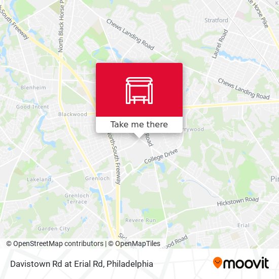 Mapa de Davistown Rd at Erial Rd