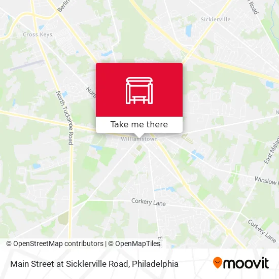 Mapa de Main Street at Sicklerville Road