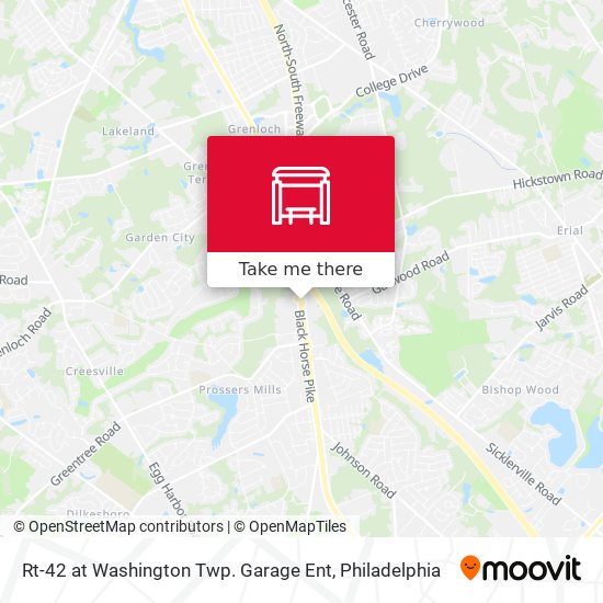 Mapa de Rt-42 at Washington Twp. Garage Ent